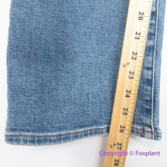 New! Madewell Curvy Kick Out Crop Jean oneida wash, size 28 - Picture 5 of 15